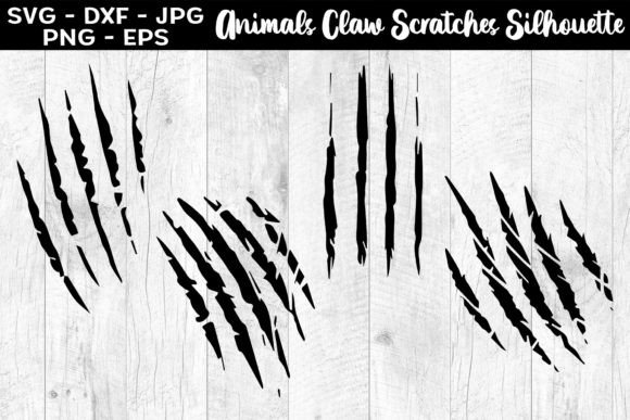 Download Animals Claw Scratches Silhouettes SVG - Scratches Collection