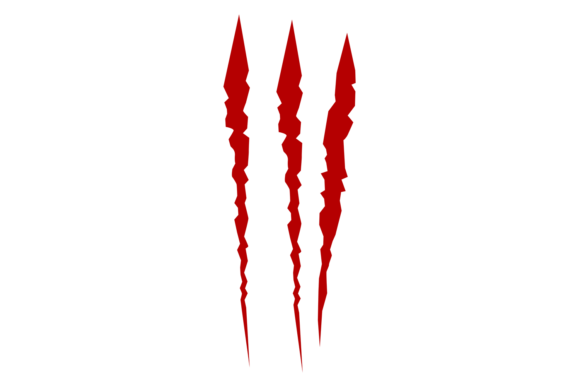 Download Animal Claw Scratches. Red Rage Marks Sy - Scratches Collection